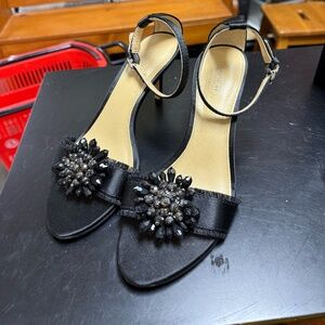 Coach Satin Rosa Heels